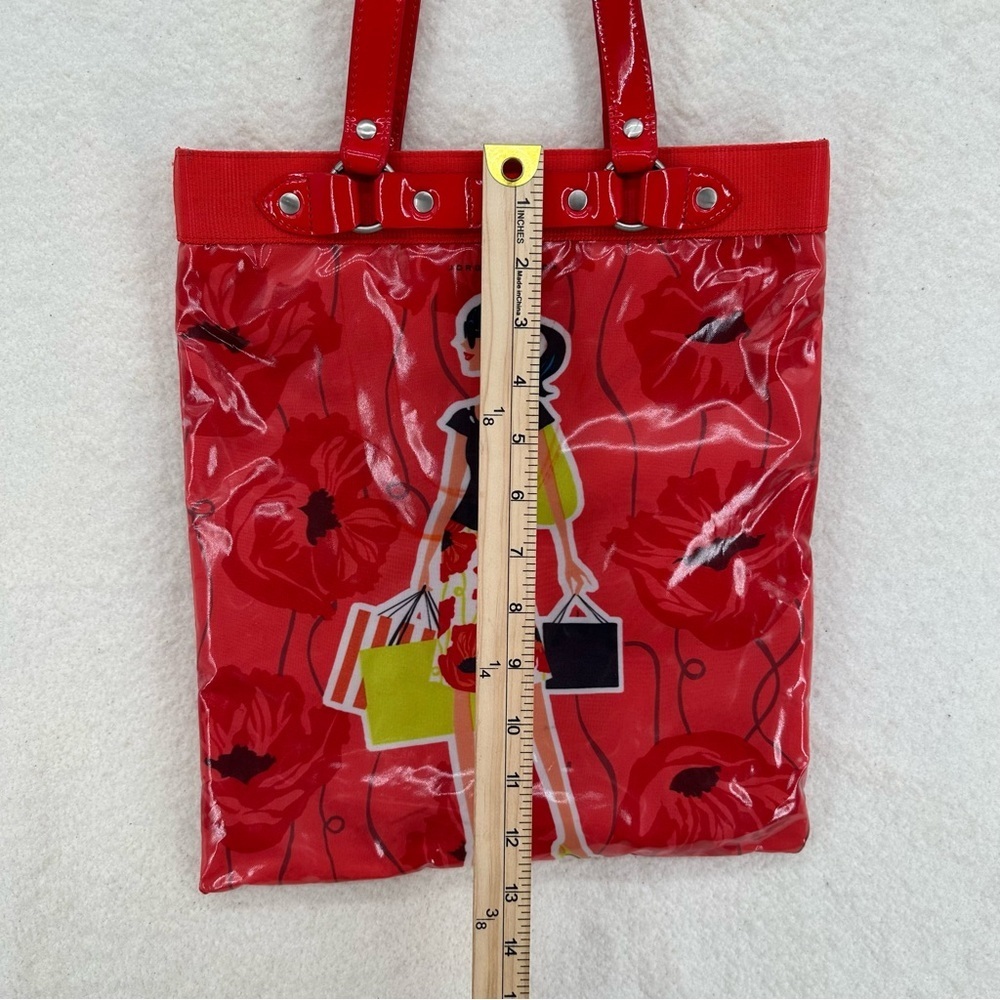 Y2k Whimsy Red Fashion Illustration Tote Bag/Purse - Picture 2 of 5